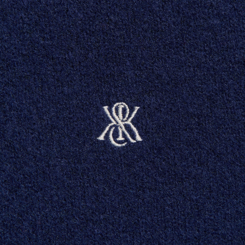 Kith Boucle Heath V-Neck Sweater Vest - Nocturnal