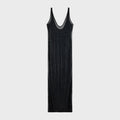 Venuja Crystal Maxi Dress - Black