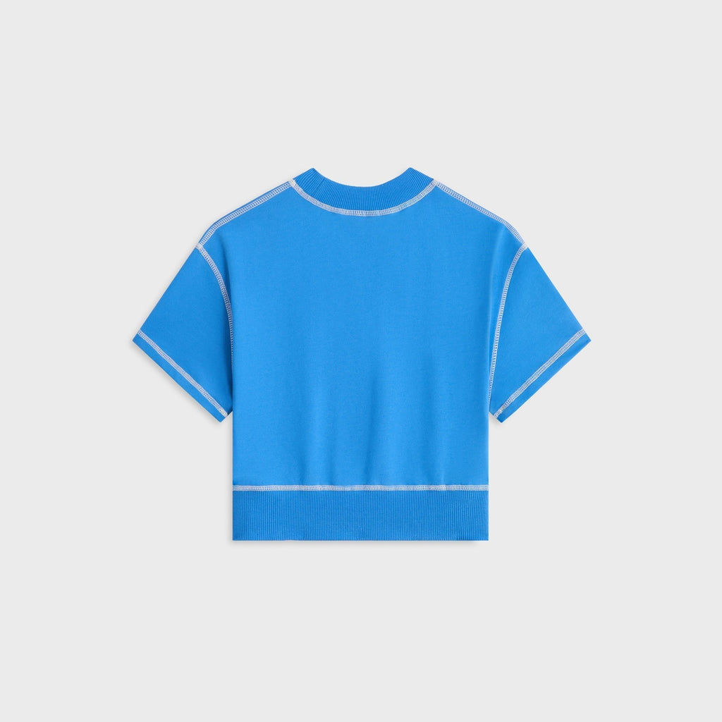 Kith Kids Short Sleeve Nelson Crewneck - Cobalt