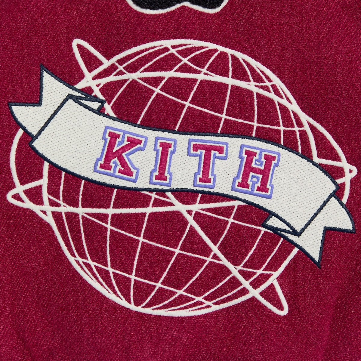 Kith Kids Cropped Varsity Jacket - Noir - PH