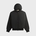 Essentials Classic Zip-Up Hoodie - Vintage Black / White