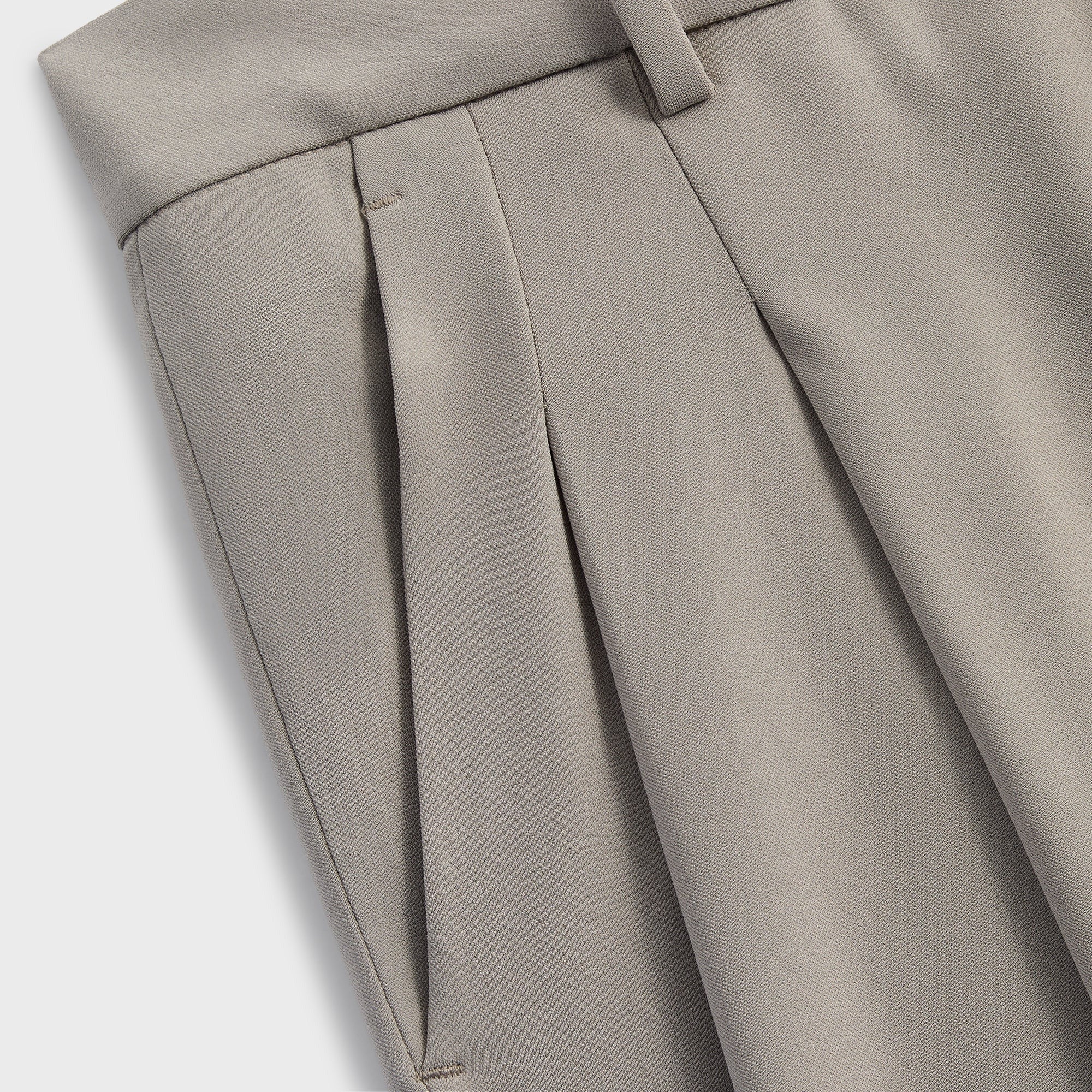 Kith Double Crepe Lambert Pleated Trouser - Astro