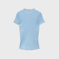 Alexander Wang Crewneck Top with Jacquard Logo - Blue