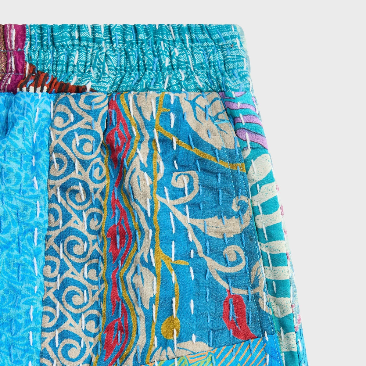 &Kin Tal Patchwork Short - Pattern / Multi