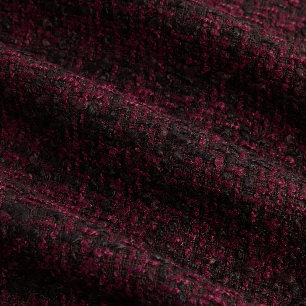 Kith Boucle Plaid Boxy Collared Overshirt - Essence