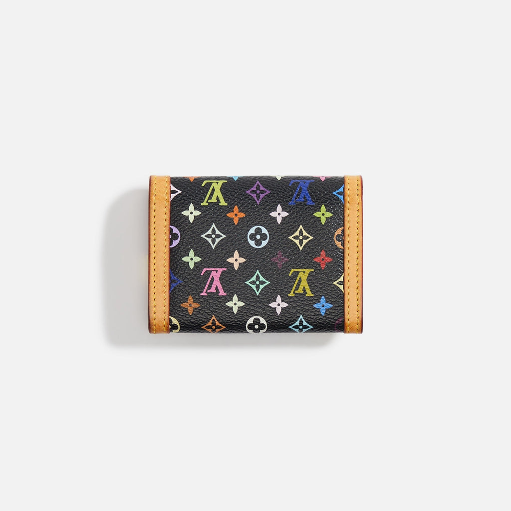 WGACA Louis Vuitton Porte Monnaie Wallet - Black / Multi