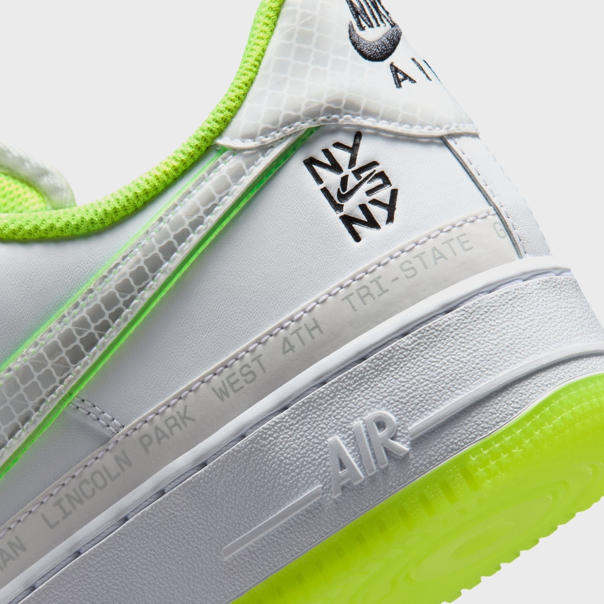 Nike Air Force 1 '07 - White / White / Barely Volt / Black