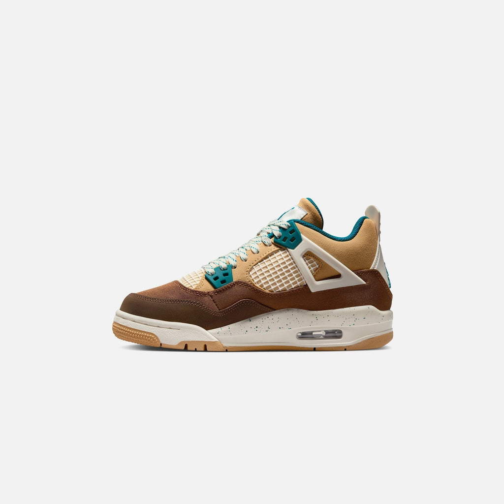 Nike GS Air Jordan 4 Retro - Cacao Wow / Geode Teal / Ale Brown