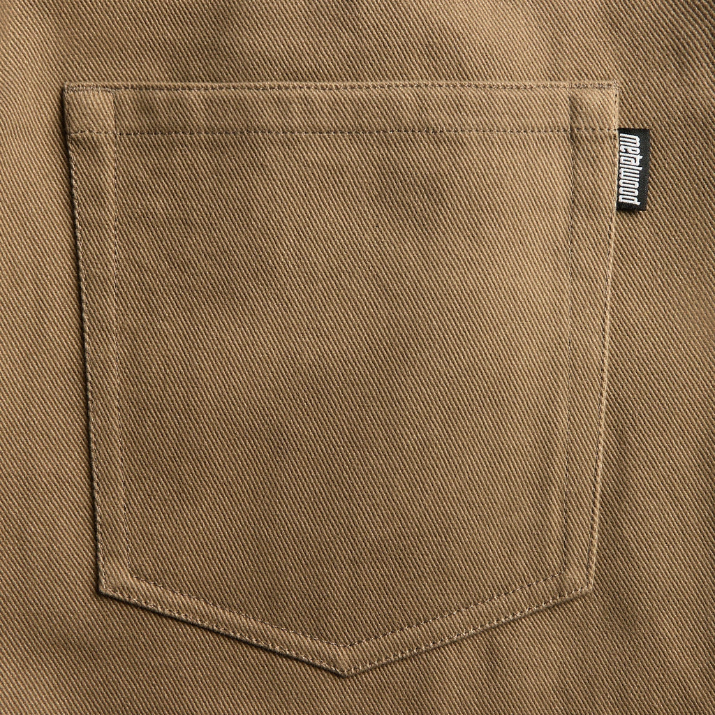 Metalwood Five-Pocket Twill Pant - Brown
