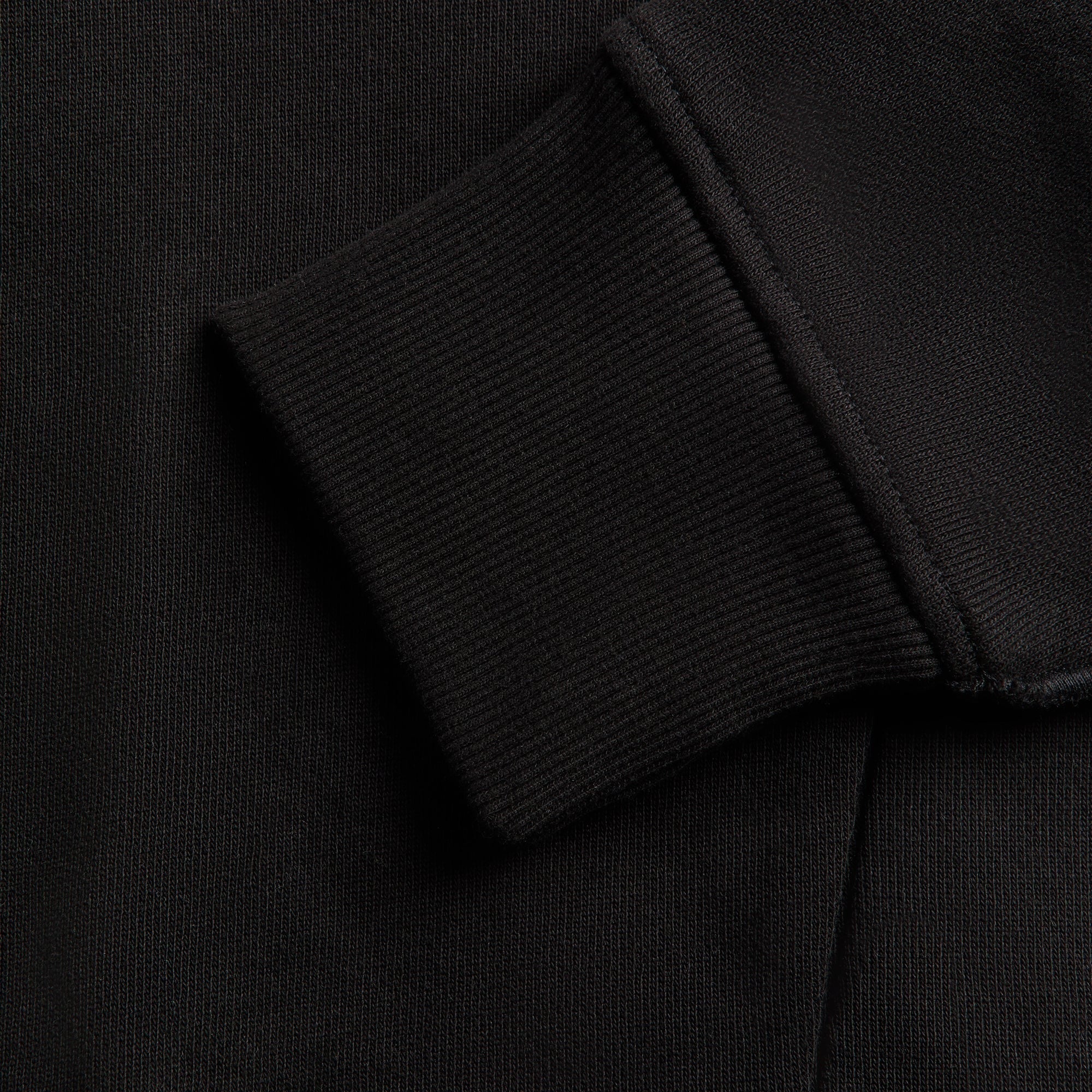 Entire Studios Lightweight Cropped Zip-Up Hoodie - Black