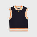 Kith Women Harter Basketweave Sweater Vest - Ink