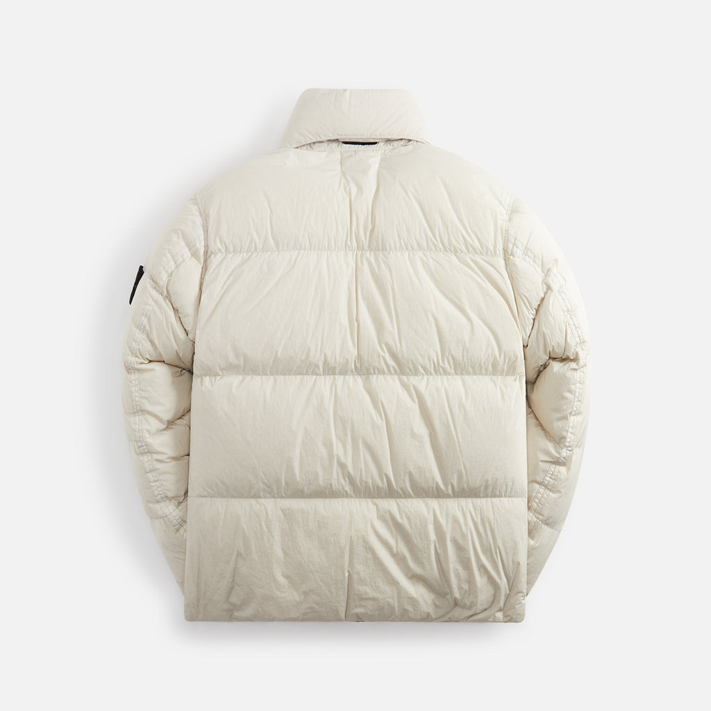 Stone Island Crinkled Down Jacket - Plaster