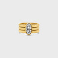 Heaven Mayhem Vivi Ring - Gold / White