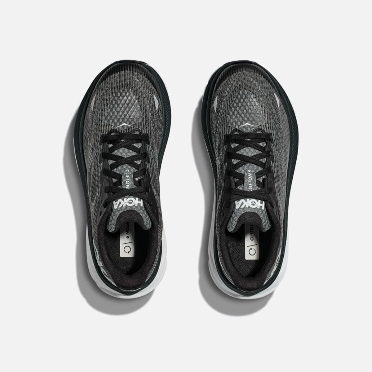 HOKA GS Clifton 9 - Black / White