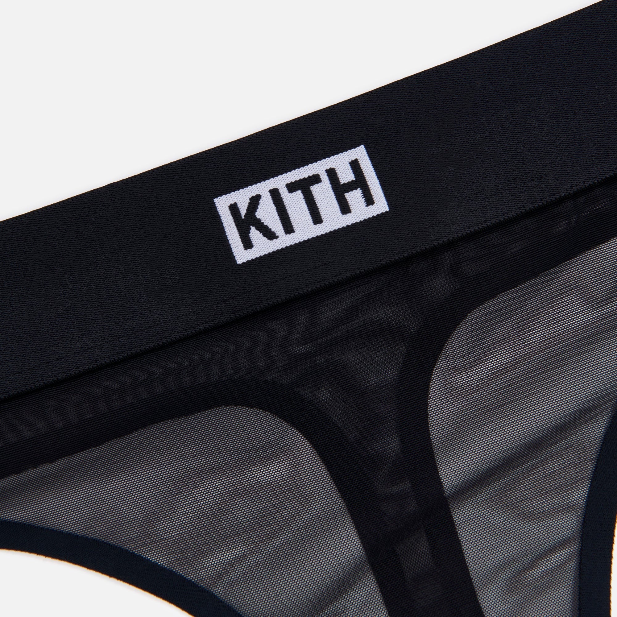 Kith Women for Calvin Klein Mesh Thong - Black