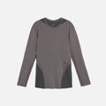 On Running for Post Archive Faction Performance Long Sleeve Tee - Eclipse Shadow
