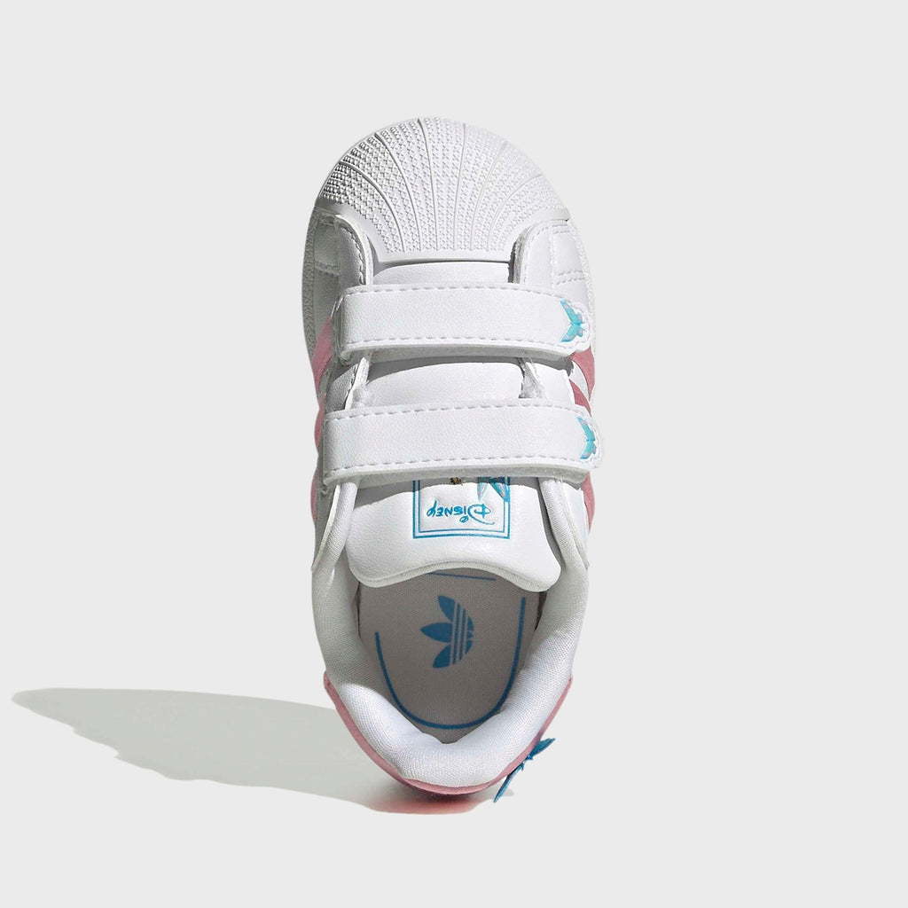 adidas x Disney TD Superstar II - Cloud White / Light Pink / Lucid Aquamarine