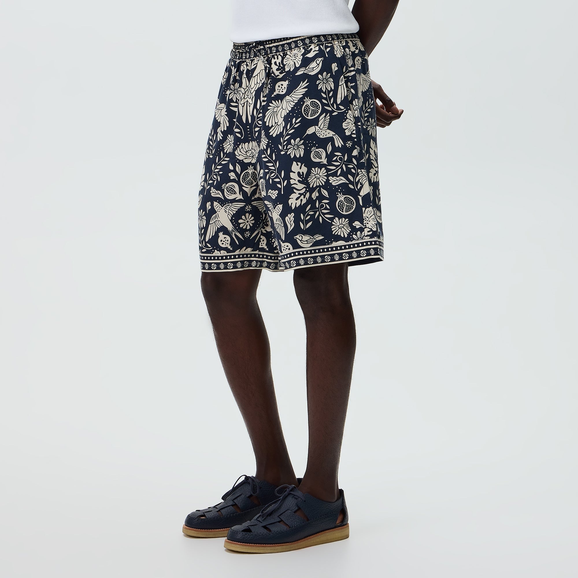 Kith Cupro Linen Curtis Short - Nocturnal