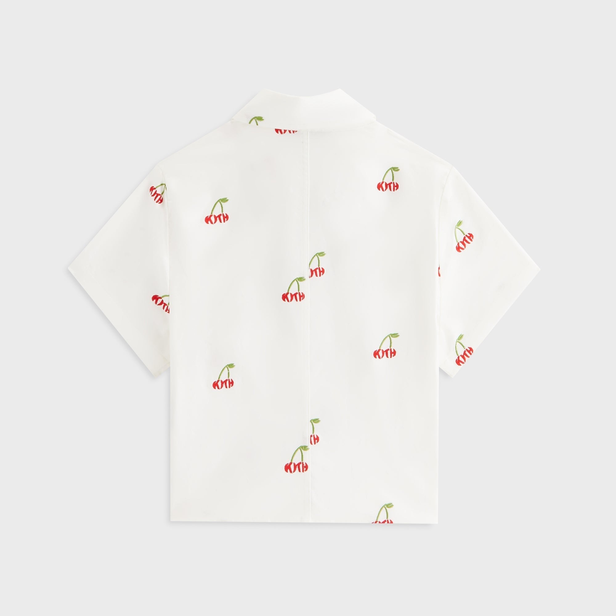 Kith Women Caela Cherry Oxford Zip Shirt - White