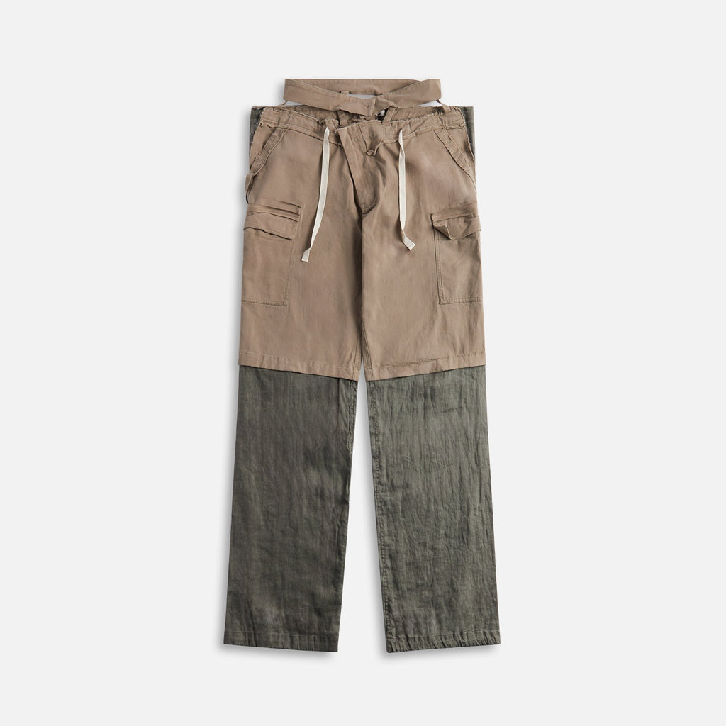 Ottolinger Baggy Cargo Pants - Olive Grey