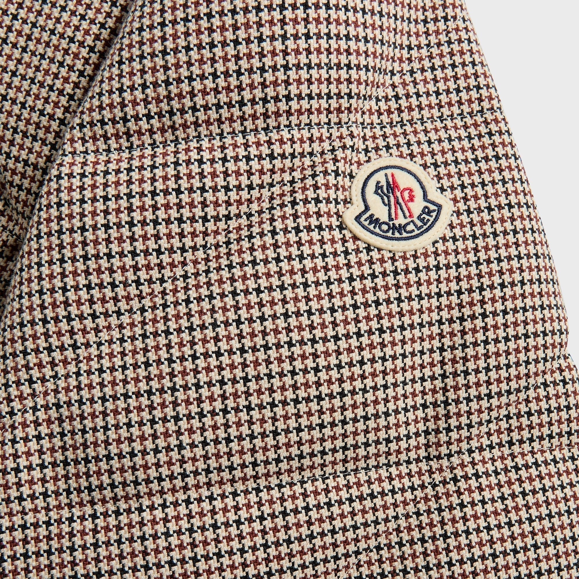Moncler Psyllos Wool-Blend Hooded Down Jacket - Grey