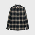 KOZABURO Boxy Fit Flap Pocket Shirt - Black