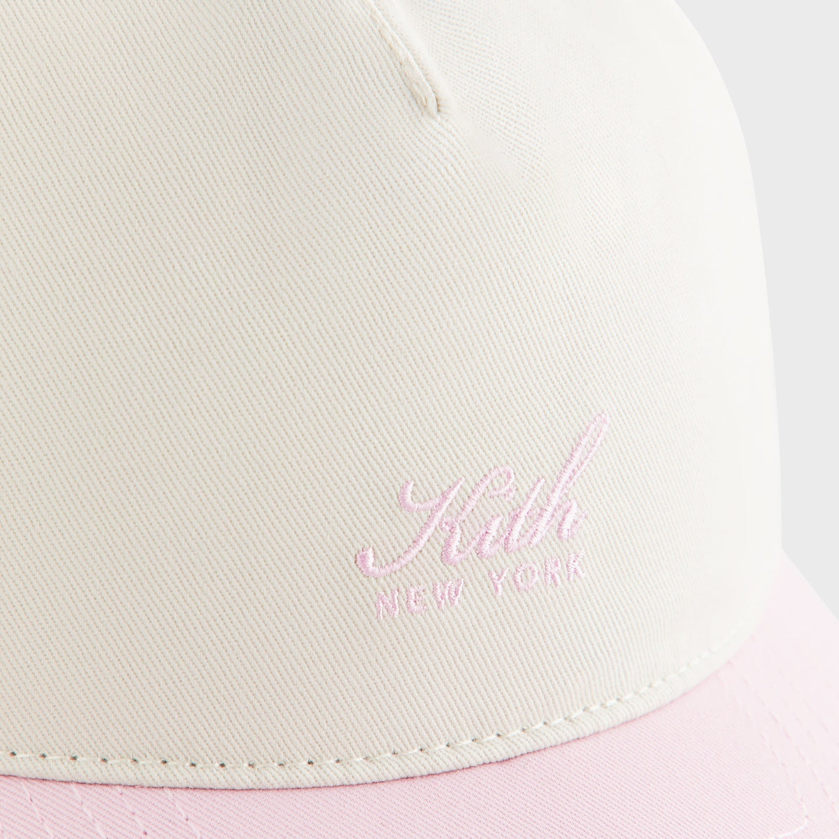 Kith Women Two Tone Cotton Twill Pinch Crown Snapback - Snow Cone