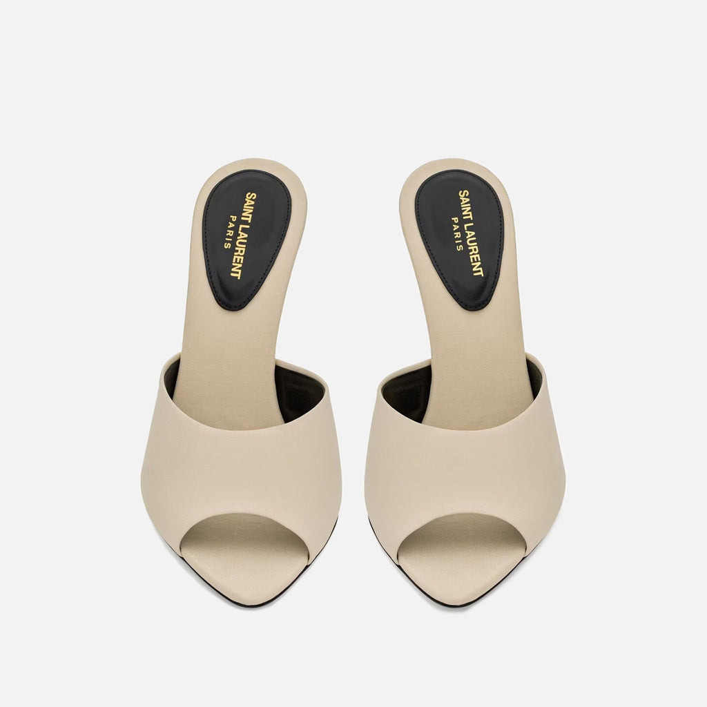 Saint Laurent Suite 105 Mule San - Pale Sand