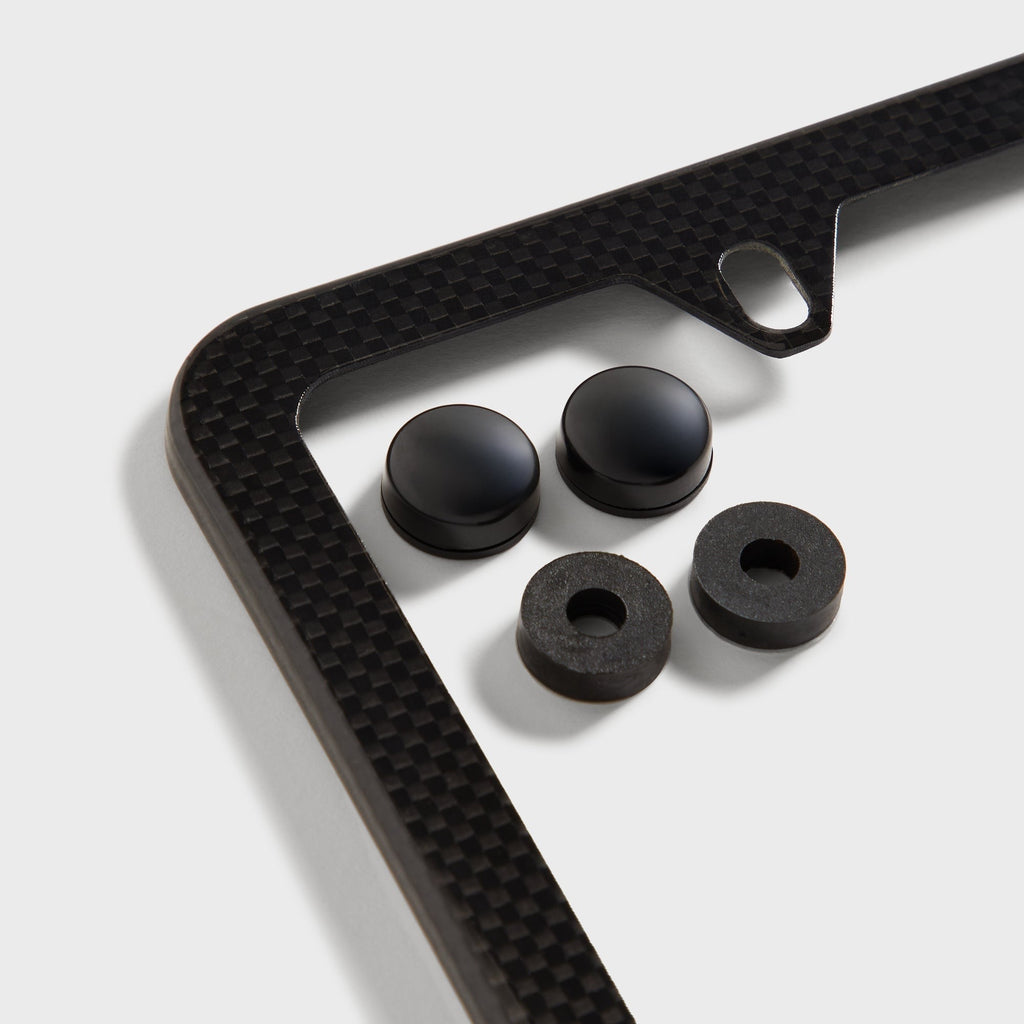 Kith for BMW Carbon Fiber Car Plate - Black