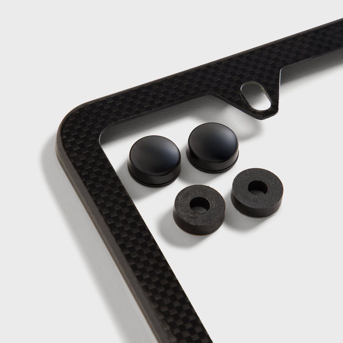Kith for BMW Carbon Fiber Car Plate - Black