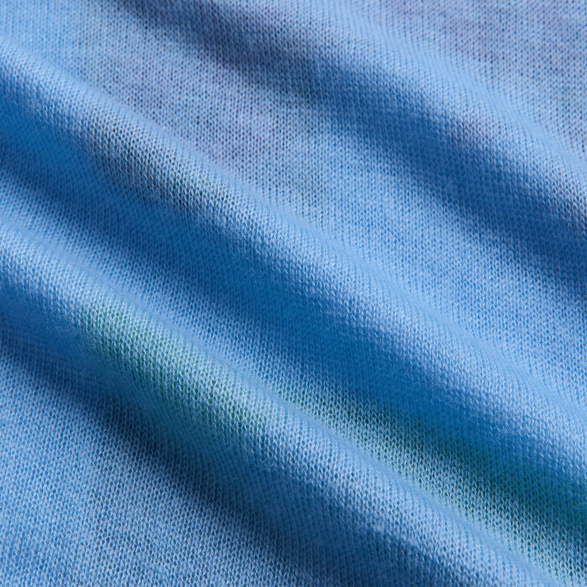 Adrian Cashmere Stadio Long Sleeve Tee - Blue