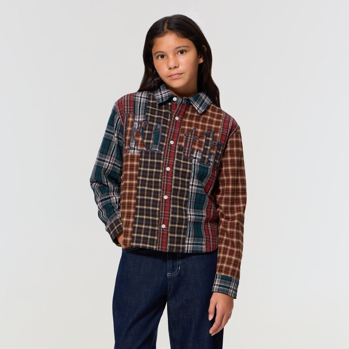 Kith Kids Patchwork Plaid Apollo Shirt - Chest - PH