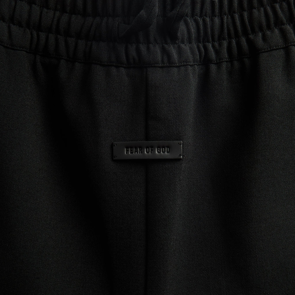 Fear of God Double Weave Wool Wide Leg Drawstring Pant - Black