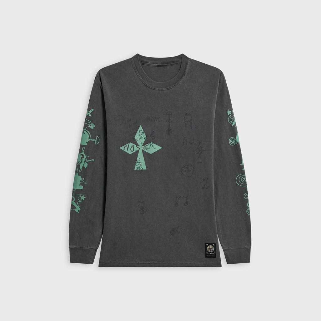 Wave of Sand x Nicola Long Sleeve Tee - Pepper