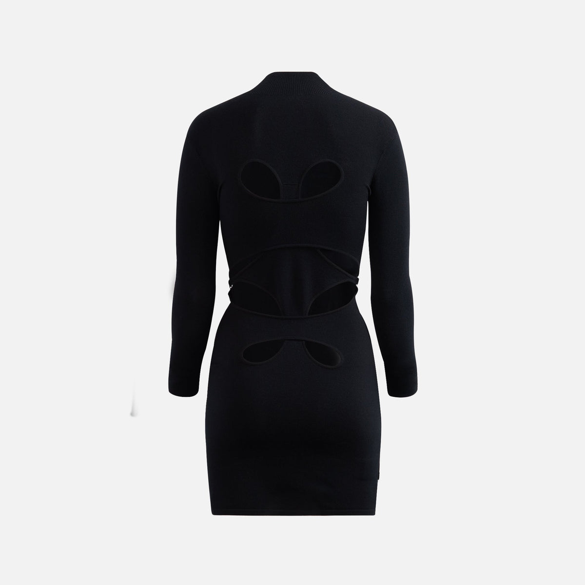 Dion Lee Mobius Loop Mini Dress - Black