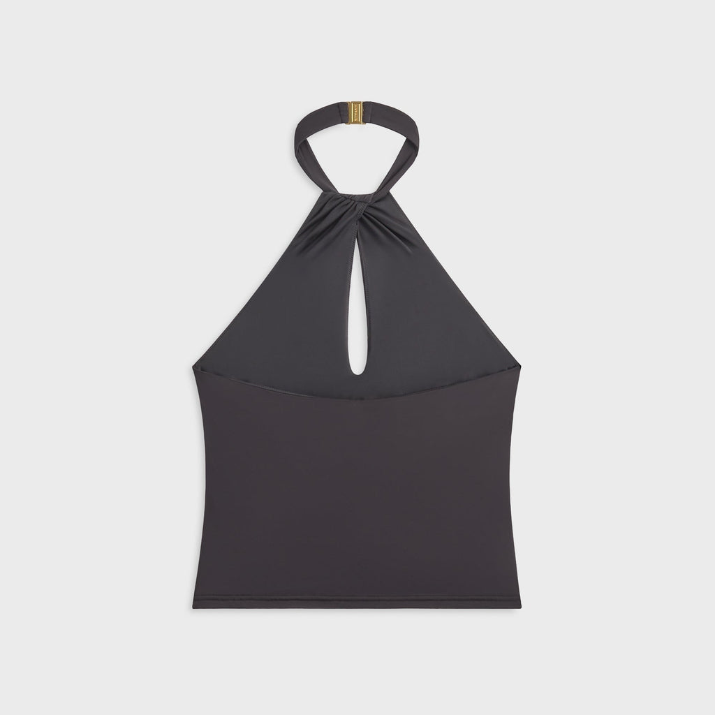 Kith Women Lea Cross Neck Halter Top - Black
