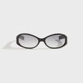Flatlist Opel Sunglasses - Solid Black / Solid Black Lens