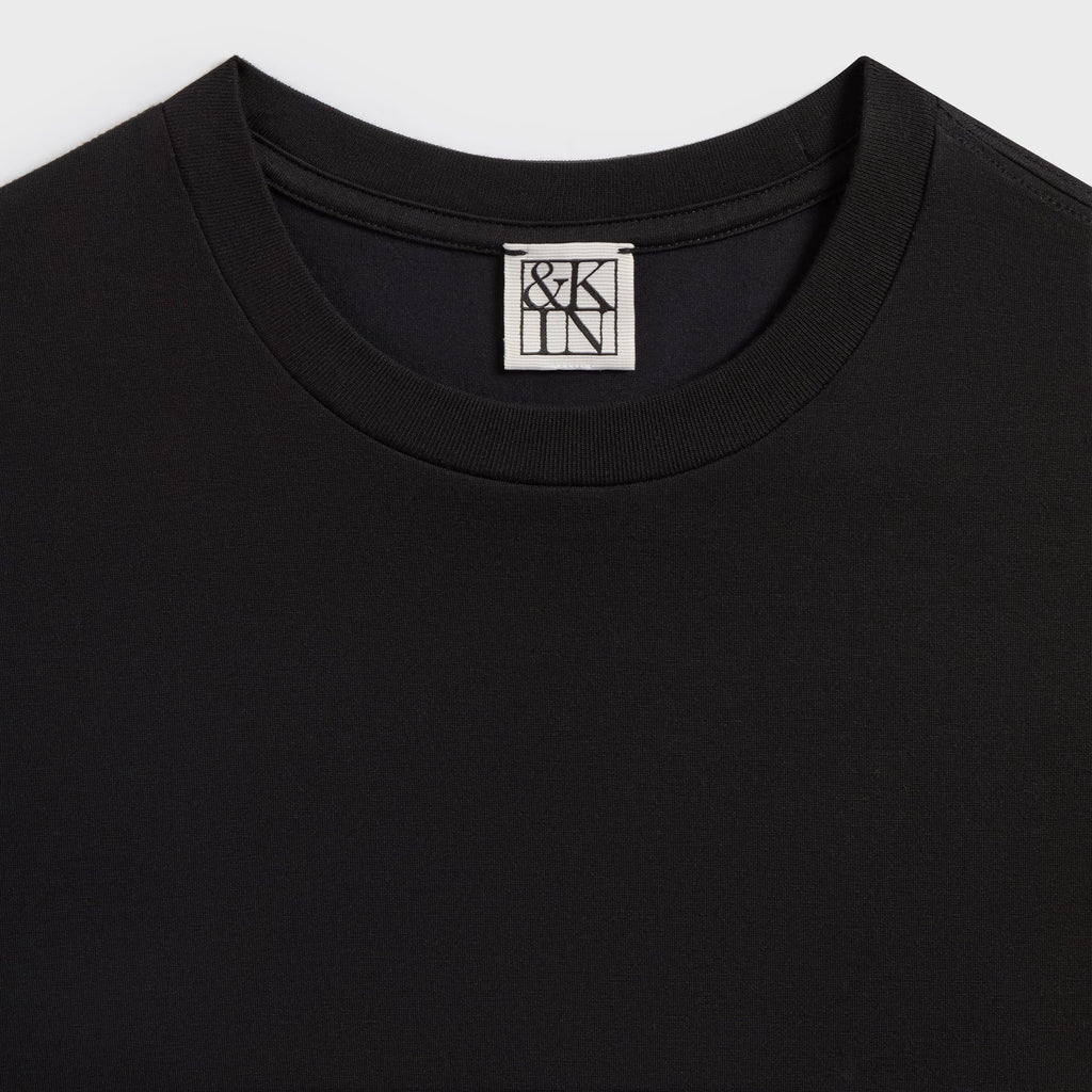 &Kin Long Sleeve Halston Tee - Black