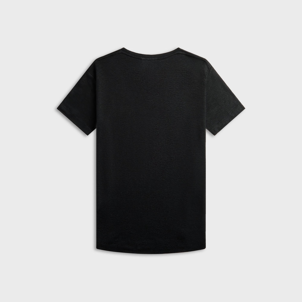 Orlebar Brown OB-T Linen Tailored Fit Crewneck Tee - Black