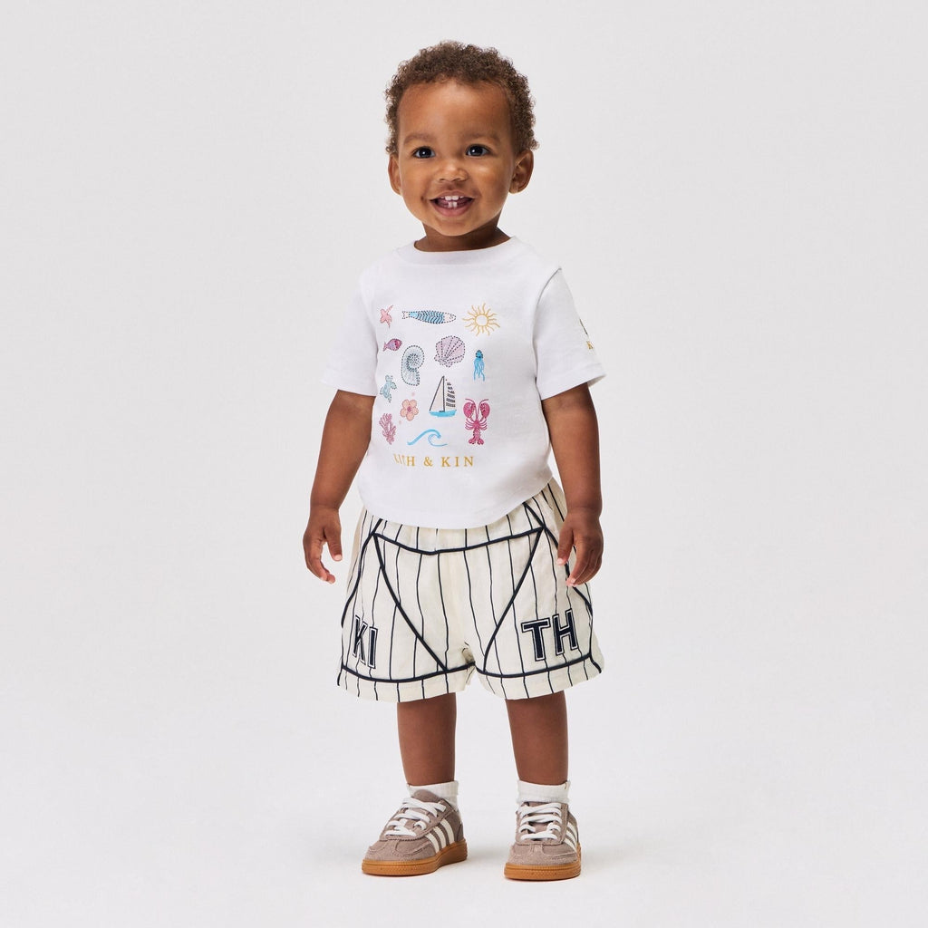 Kith Baby Kith & Kin Beach Tee - White