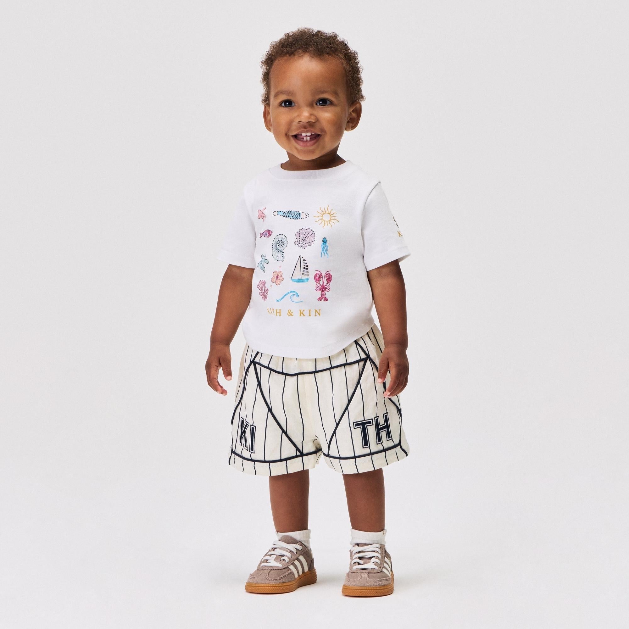 Kith Baby Kith & Kin Beach Tee - White