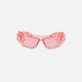 Ottolinger Twisted Sunglasses - Clear Rose
