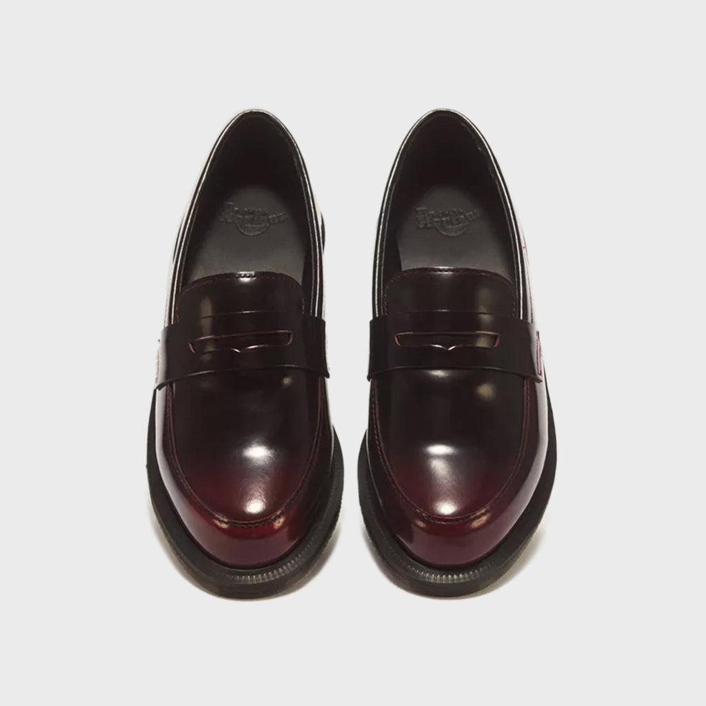 Dr. Martens WMNS Temara Arcadia Leather Loafer - Cherry Red