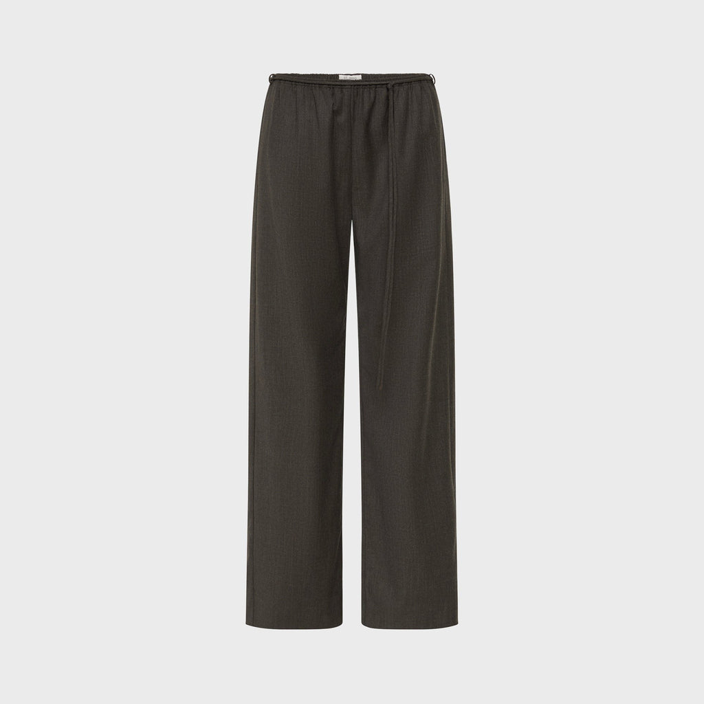 St. Agni Wool Everyday Pant - Mulch
