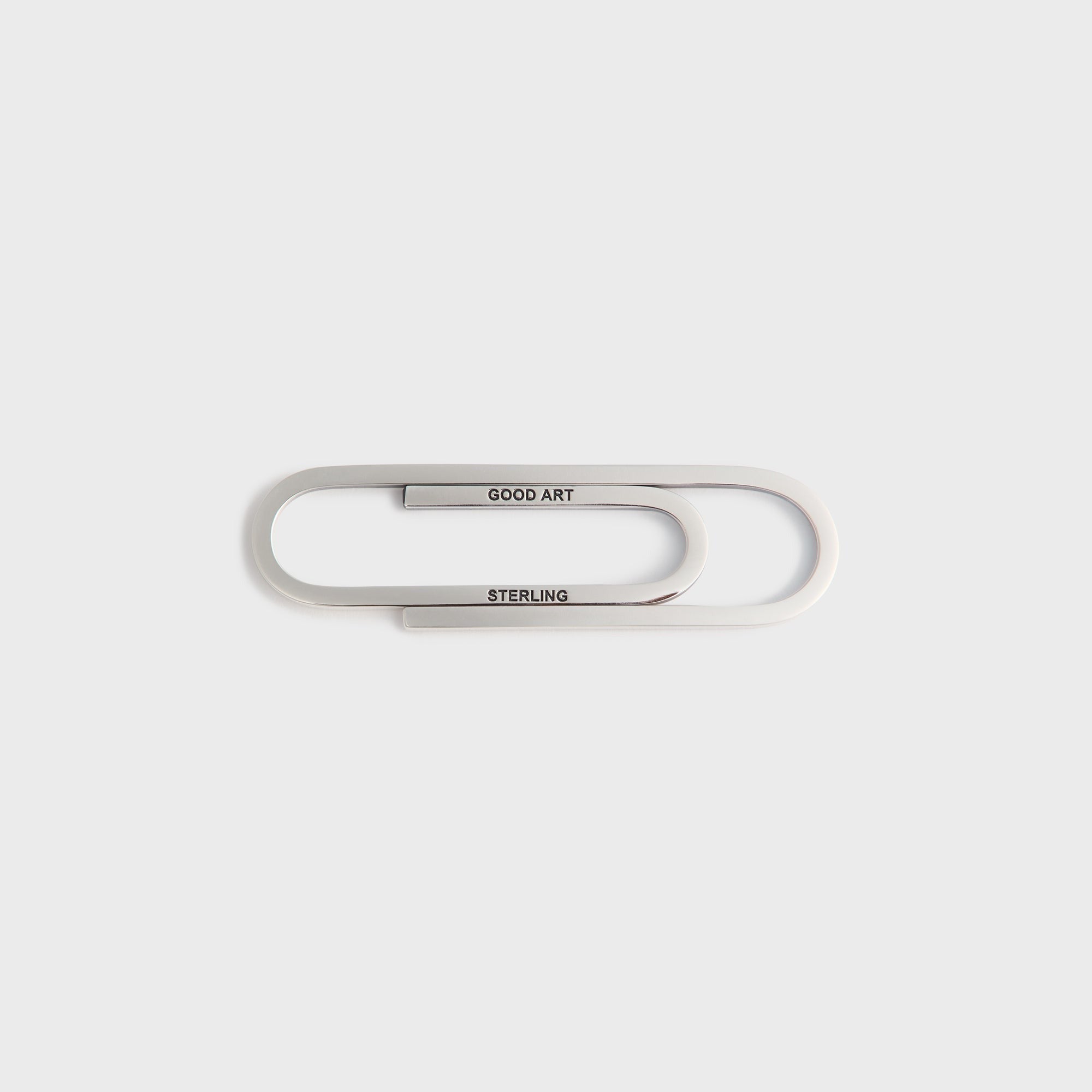 Good Art Hollywood Paper Clip Money Clip - Silver