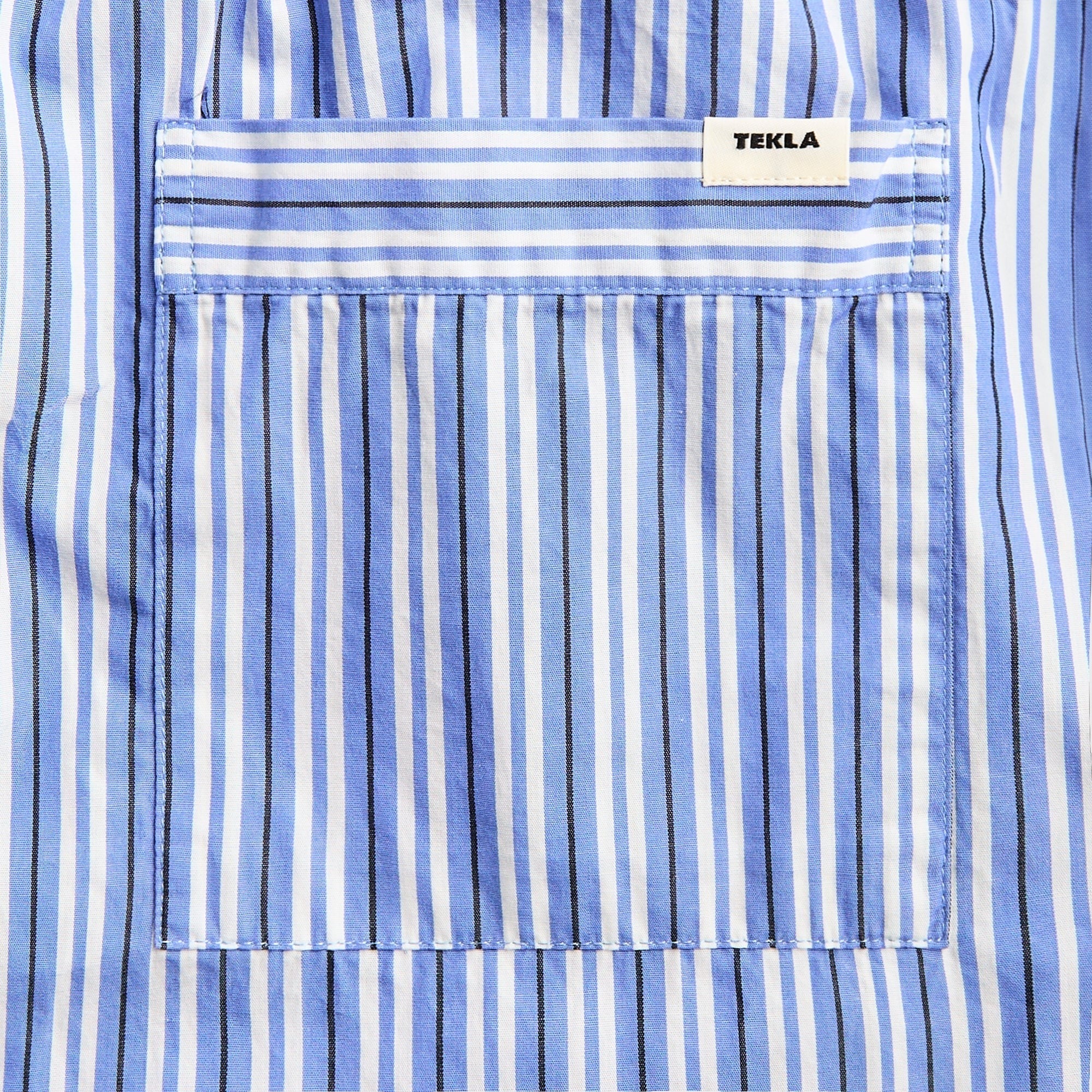 Tekla Poplin Pyjama Pants - Penny Stripes