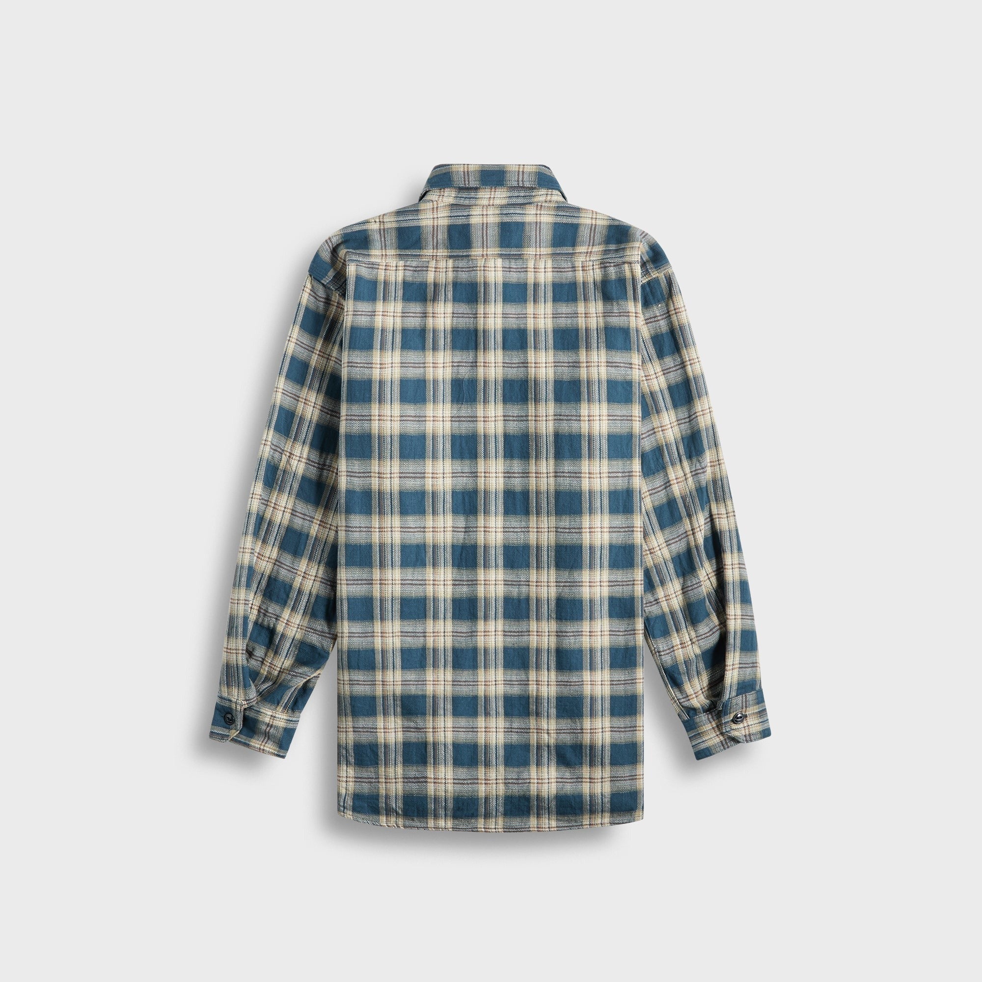 Engineered Garments Work Plaid Jacquard Shirt - Navy