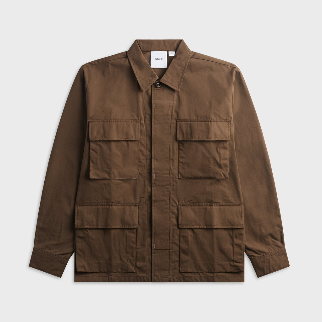 WTAPS JMOD Nyco. Weather Cordura® Long Sleeve Jacket - Brown