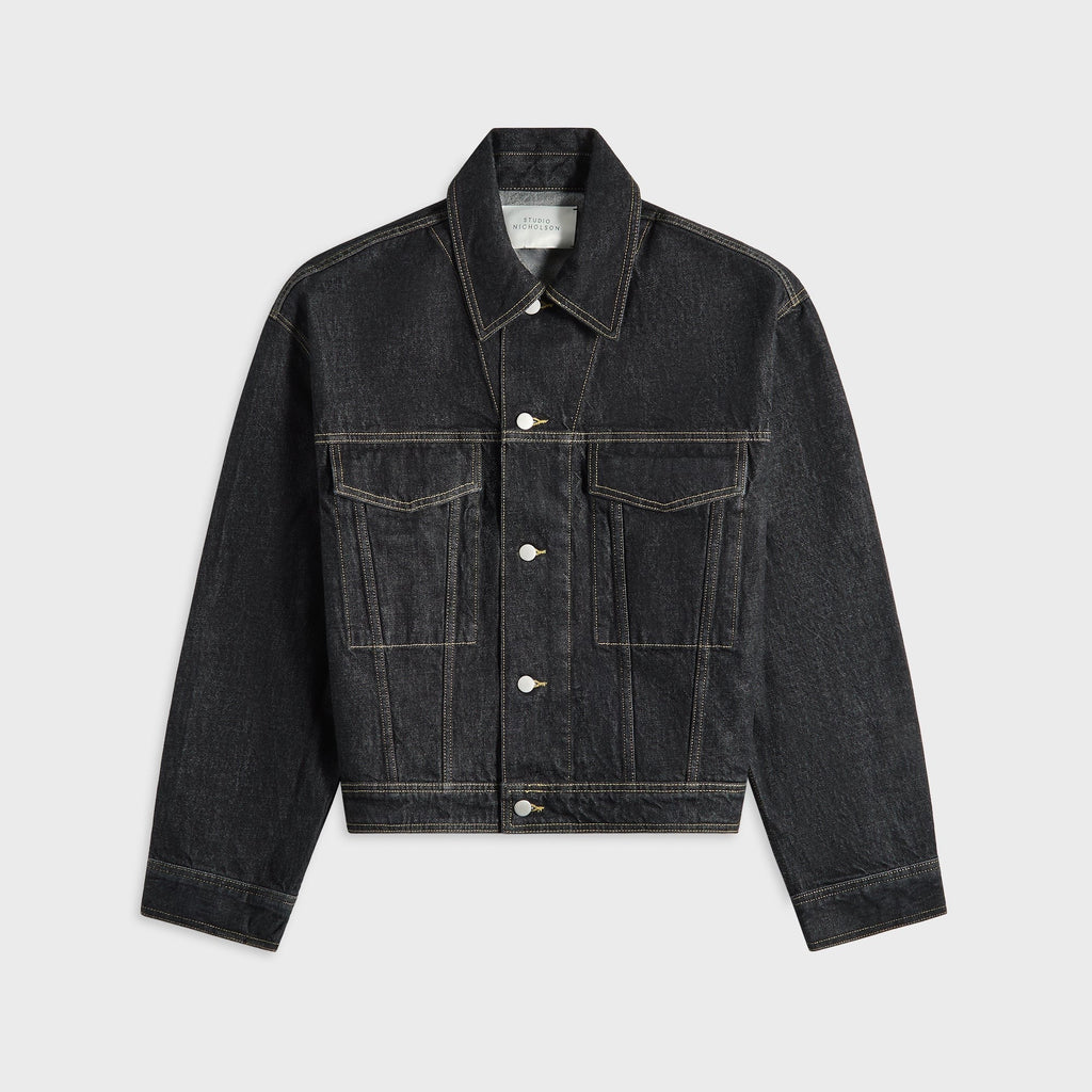 Studio Nicholson Classic Denim Jacket - Black
