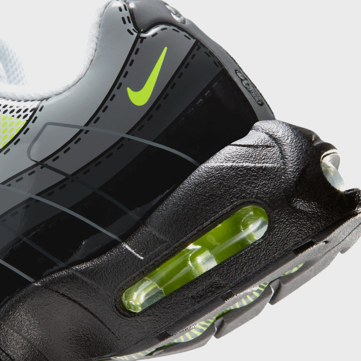 Nike x LEGO® Collection PS Air Max 95 - Black / Dark Smoke Grey / Smoke Grey / Metallic Silver